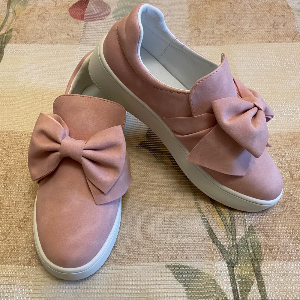 Dusty Pink Deck Shoes